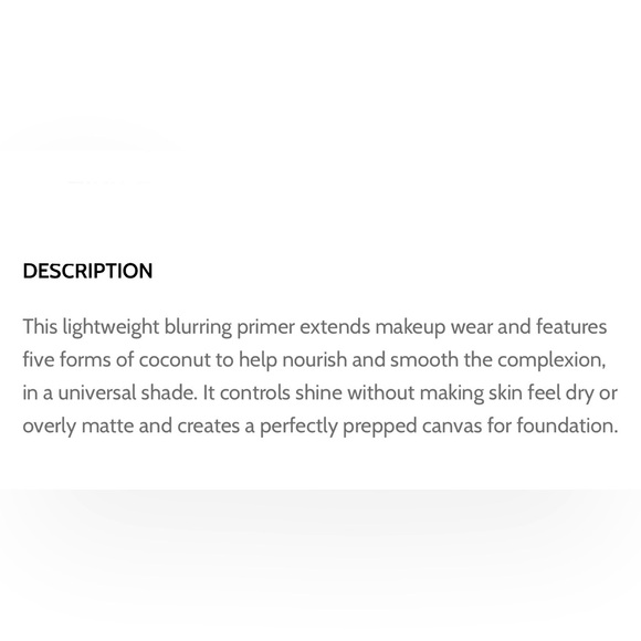 Under (Cover) Blurring Coconut Face Primer
This lightweight blurring primer - Picture 6 of 6